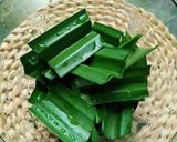 Gambar langkah 2 resipi Akok Kedut Pandan.