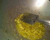 A picture of step 5 of Coriander vadi masala.