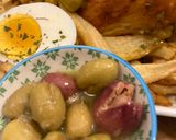 Une image de l'étape 10 de Poulet aux olives et citron confit à la sauce Marocaine!.