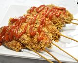รูปขั้นตอนการทำที่ 7 ของ ไก่ทอดเสียบไม้ (ไก่ทอดหน้าโรงเรียน / ไก่ชุบเกล็ดขนมปัง)