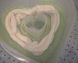 Foto langkah ke 5 dari resep Bolu Pandan kukus Keju Lumer.