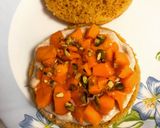 A picture of step 8 of Mango Sandwich Dhokla Cake.