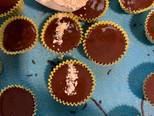 Peanut Butter Cups: เนยถั่วดาร์กช็อกโกแลต วิธีทำสูตร 4 รูป