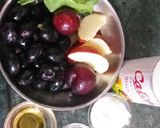 A picture of step 1 of Black plum {Jamun} smoothly.
