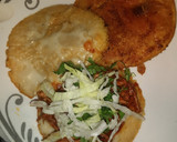 Foto del paso 5 de la receta: Gorditas rellenas de carne de res en chile colorado