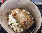 Une image de l'étape 6 de Rôti de porc au cidre, sirop d'érable et herbes aromatiques.