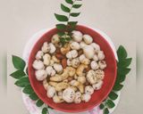 A picture of step 5 of Kaju special Farali Namkeen.