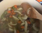 A picture of step 3 of Fennel and lentil soup - vegan.