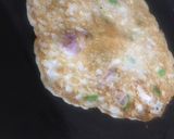 A picture of step 3 of Suji ka chilla.