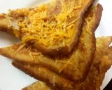 A picture of step 5 of My Eggy Bread with a little Grated Cheese, Quick and Easy too 😘.