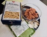 【AJ歐美食鋪】🍝新豬肉丸青醬筆管麵🍝| 義大利麵的食譜步驟1照片