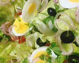 Hình bước làm 4 của món Salad Trứng Và Olive