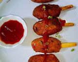 A picture of step 4 of Potato Lollipop.
