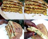 A picture of step 5 of Awara/Tofu fritata/pizza😍.