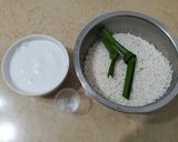 Foto langkah ke 1 dari resep Talam ketan srikaya pandan.