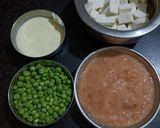 मलाई मटर पनीर (Malai matar paneer recipe in hindi) रेसिपी चरण 1 फोटो