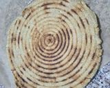 Une image de l'étape 3 de Harcha, fromage et oeufs.