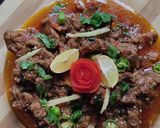 A picture of step 6 of Mutton karahi.