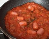 Foto del paso 2 de la receta: Espirales con pisto y salchichitas de pollo