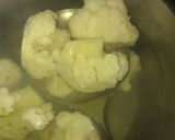 Foto del paso 1 de la receta: Coliflor gratinado con acelga y jamón