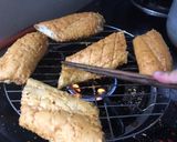 Hình bước làm 1 của món Bánh mì nướng ruốc (phiên bản bánh mì dư nên đem ra nướng ^^)