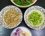 Gambar langkah 1 resipi Sambal hijau.