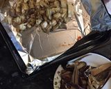 A picture of step 4 of Baingan Bharta/ Aubergine Indian restaurant style.