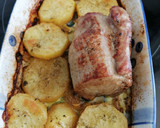 Foto del paso 8 de la receta: Solomillo de cerdo al horno con patatas