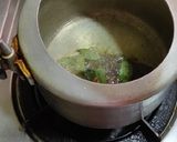 A picture of step 1 of Sindhi kadhi.