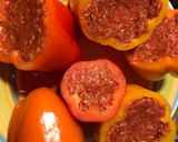 Sütőben sült töltött paprika recept fázis 2 fotója