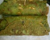 पालक पिनव्हील पिज़्ज़ा (Palak Pinwheel pizza recipe in hindi) रेसिपी चरण 10 फोटो