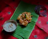 A picture of step 3 of Navratri Thali.