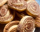Fekete fehér tekert keksz recept fázis 6 fotója