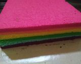 Foto langkah ke 5 dari resep Mini rainbow gulung step by step.