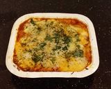 A picture of step 12 of Italian Style Meat Stuffed Shells.