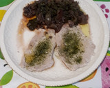 Foto del paso 4 de la receta: Coliflor morada con cebolla y hojas de remolacha