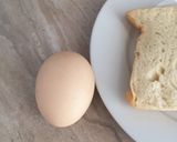 Hình bước làm 1 của món Bánh mỳ và trứng