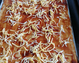 Foto del paso 7 de la receta: Pizza vegetariana de bocaditos de heura con salsa barbacoa