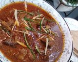A picture of step 5 of Masala kaleji.