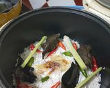 Foto langkah ke 4 dari resep Nasi Liwet Magic Com.