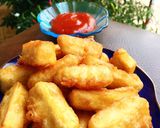 Hình bước làm 4 của món Sake chiên giòn
