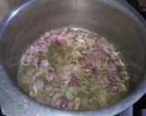 A picture of step 1 of Sindhi biryani.