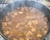 A picture of step 4 of Chipotle Pork Pozole.