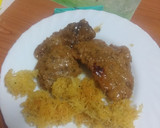 Foto del paso 4 de la receta: Solomillo de cerdo con salsa de cebolla y papas paja