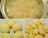A picture of step 1 of Boiled Potatoes with Aioli.