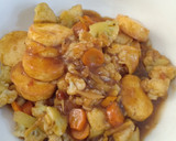 Foto langkah ke 6 dari resep Angsio Tofu Kembang Kol Tabur Ayam Crispy.