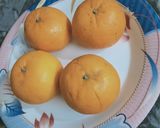 A picture of step 1 of Candied orange peel.