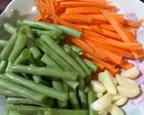 四季豆炒天婦羅的食譜步驟1照片