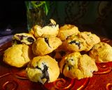 A picture of step 2 of Blueberry Scones.