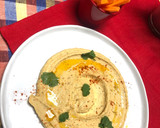 Foto del paso 2 de la receta: Hummus tradicional con crudités y nachos